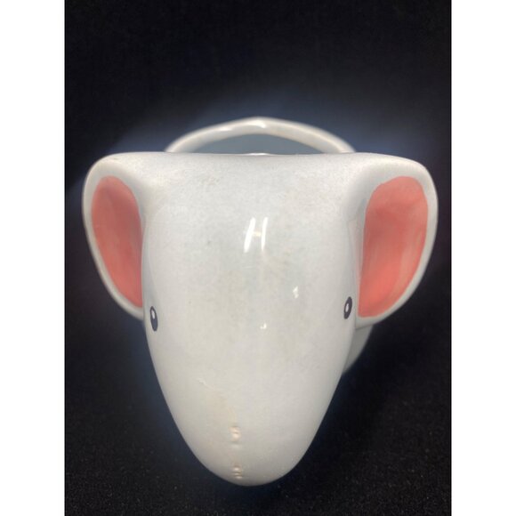 Vintage Elephant Succulent Planter Pot Ceramic Glazed Home Decorative  4'' - Picture 2 of 8